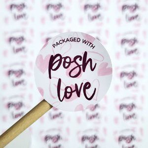 Packaged with Posh Love Circle Stickers